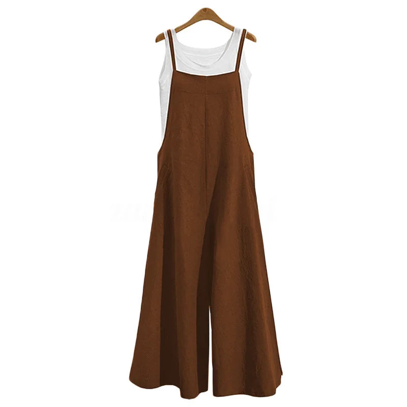 Casual Wide Leg Jumpsuit