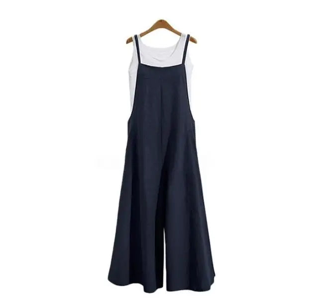 Casual Wide Leg Jumpsuit